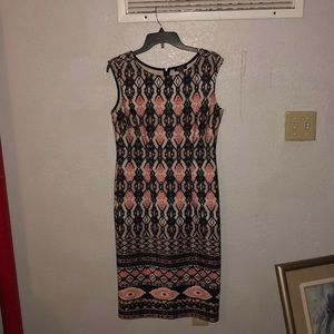 Dress multi color